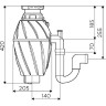 Измельчитель пищевых отходов OMOIKIRI NAGARE 750 4995059