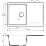 Мойка OMOIKIRI DAISEN 78-BL Artgranit/черный 4993327